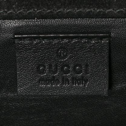 Gucci Patent Microguccissima Small Broadway Clutch Black 6 of 11
