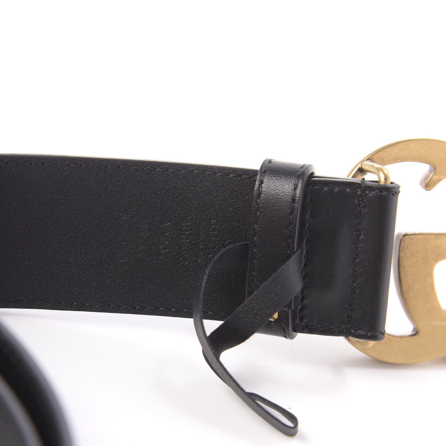 Gucci Calfskin Double G 40mm Belt 85 34 Black 3 of 5