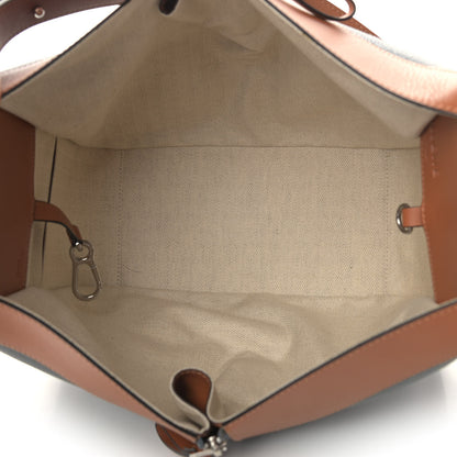Loewe Calfskin Small Hammock Shoulder Bag Steel Blue Tan 4 of 5