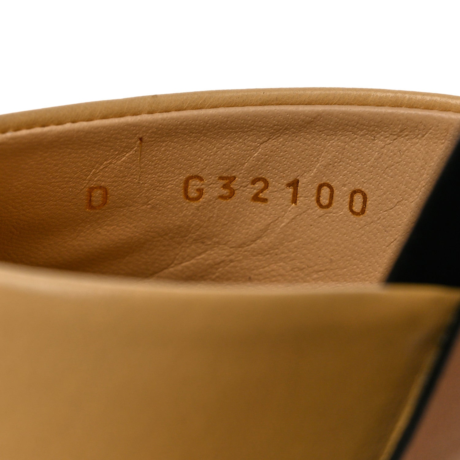 Chanel Goatskin Grosgrain Cap Toe Pearl Mule 36 Beige Black 6 of 13