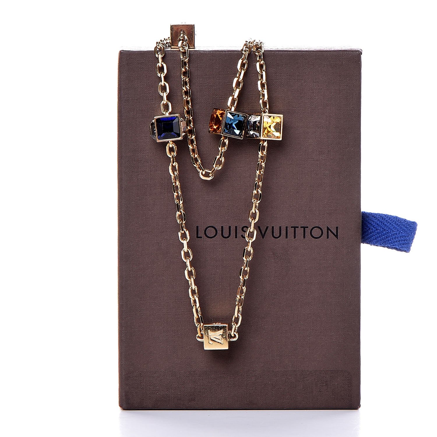 Louis Vuitton Swarovski Gamble Long Necklace Blush 7 of 7