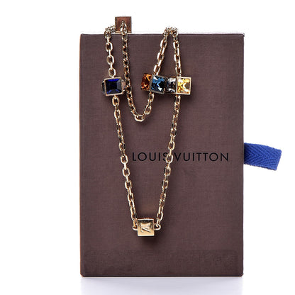 Louis Vuitton Swarovski Gamble Long Necklace Blush 7 of 7