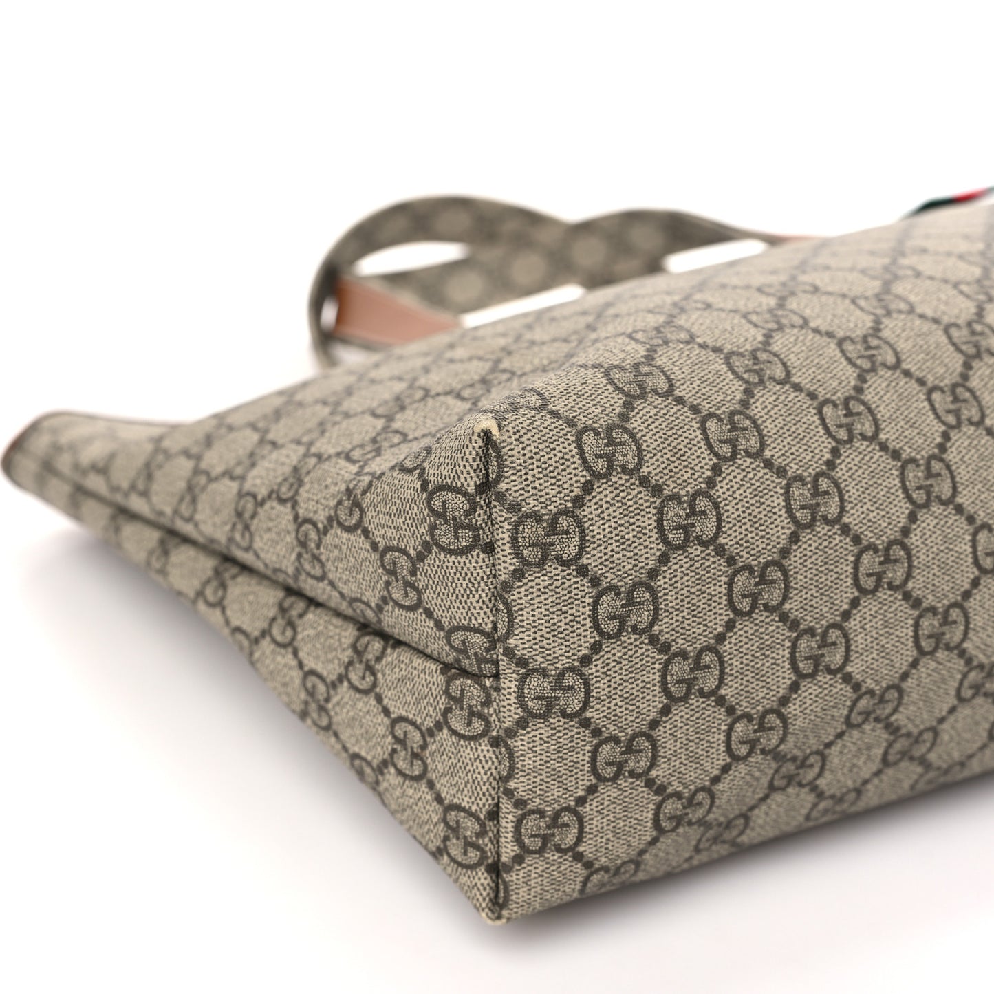 GG Plus Monogram Medium Signature Web Loop Tote Light Brown