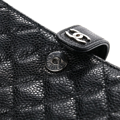 Chanel Caviar Quilted Mini Phone Holder Clutch Black 12 of 13