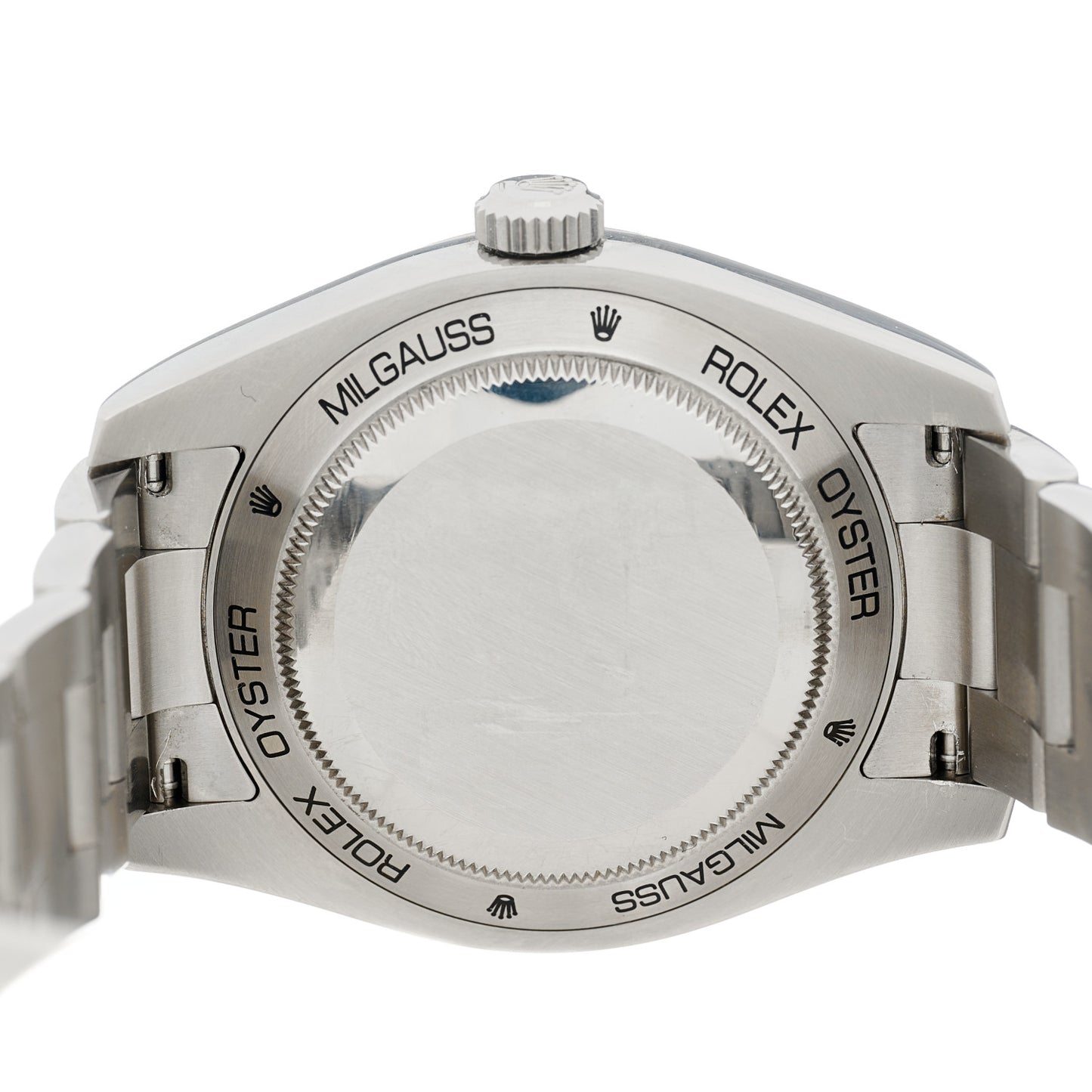 Stainless Steel 40mm Oyster Perpetual Milgauss Watch Bright Black 116400