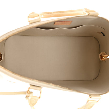 Louis Vuitton Vernis Alma GM Blanc Corail 5 of 14