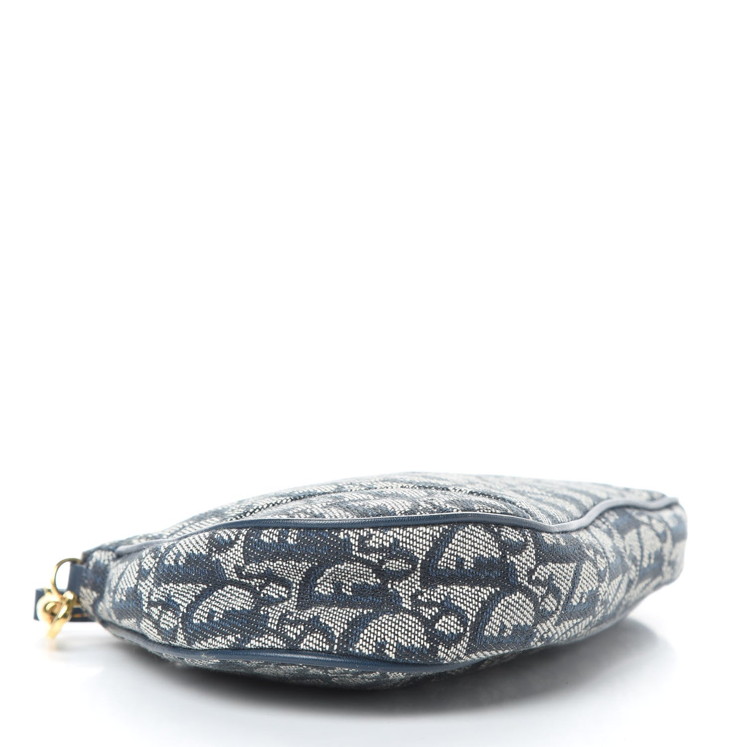 Christian Dior Monogram Mini Saddle Pochette Navy 4 of 12