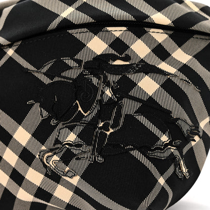 Burberry Nylon Essential Check Belt Bag Black Calico 8 of 10