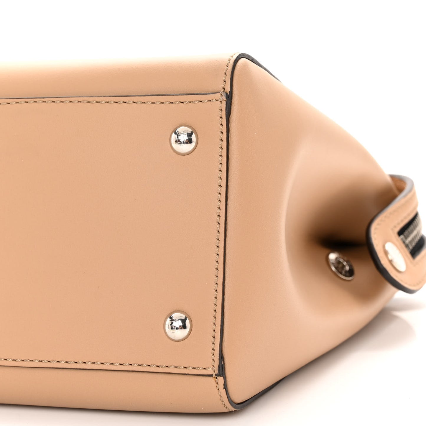 Vitello Baltico Dolce Shiny Nappa Lace Up DotCom Satchel Cuoio Ceruleo
