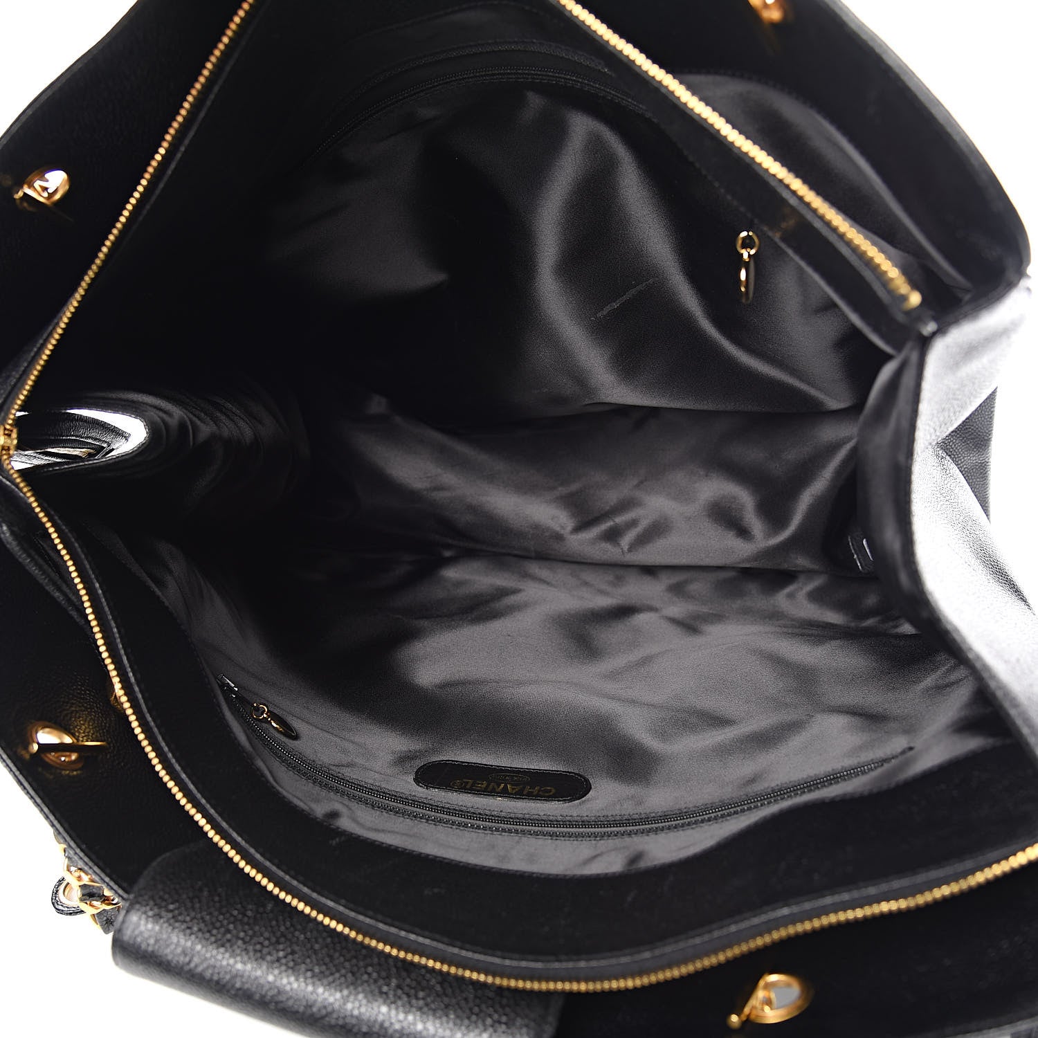 Chanel Caviar XL Weekender Bag Black 6 of 16