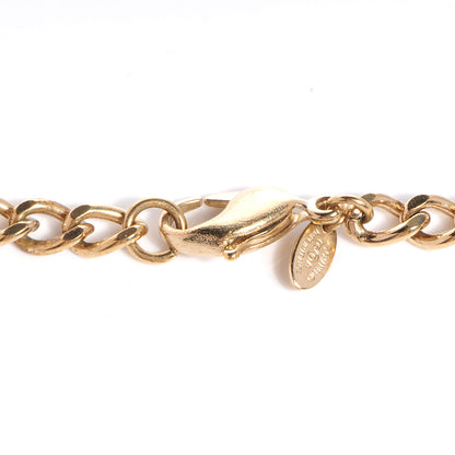 Chanel Pearl Enamel CC Chain Necklace Gold 4 of 6