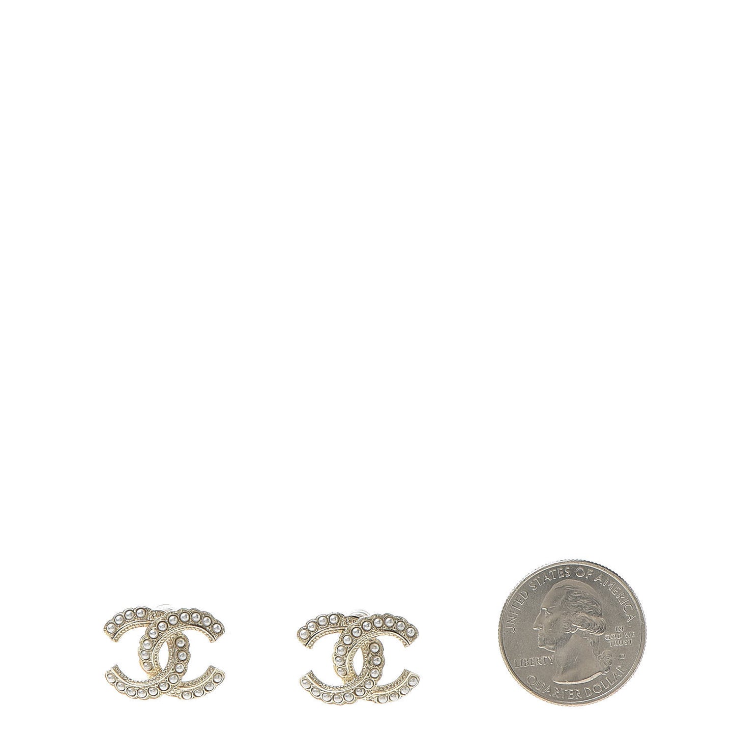 Pearl Queen of France CC Earrings Gold