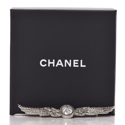 Chanel Crystal Wings Brooch Silver 6 of 6