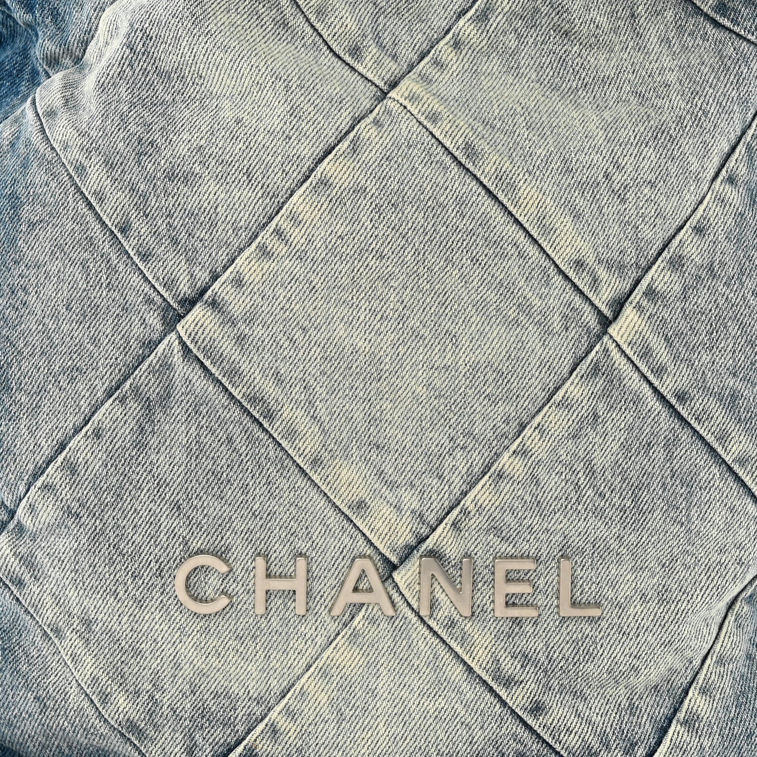Chanel Denim Quilted Chanel 22 Backpack Blue 8 of 10