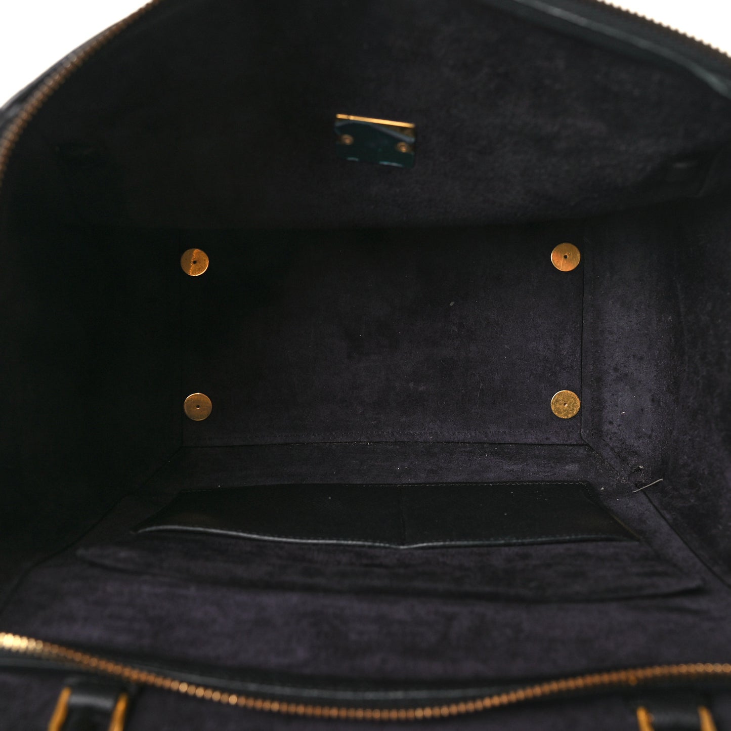 Grained Calfskin Micro Belt Bag Navy