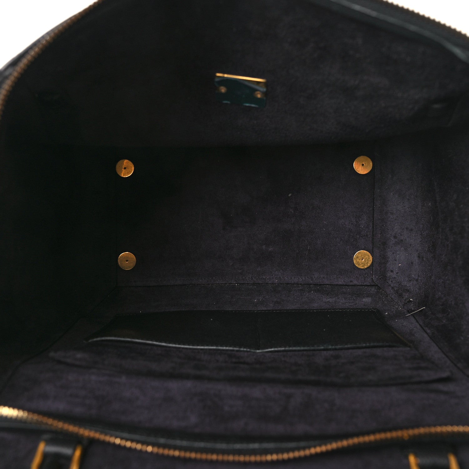 Celine Grained Calfskin Micro Belt Bag Navy 4 of 9