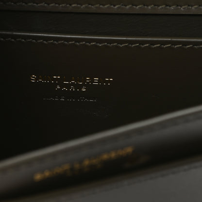 Saint Laurent Box Calfskin Mini Voltaire Shoulder Bag Deep Musk 7 of 13