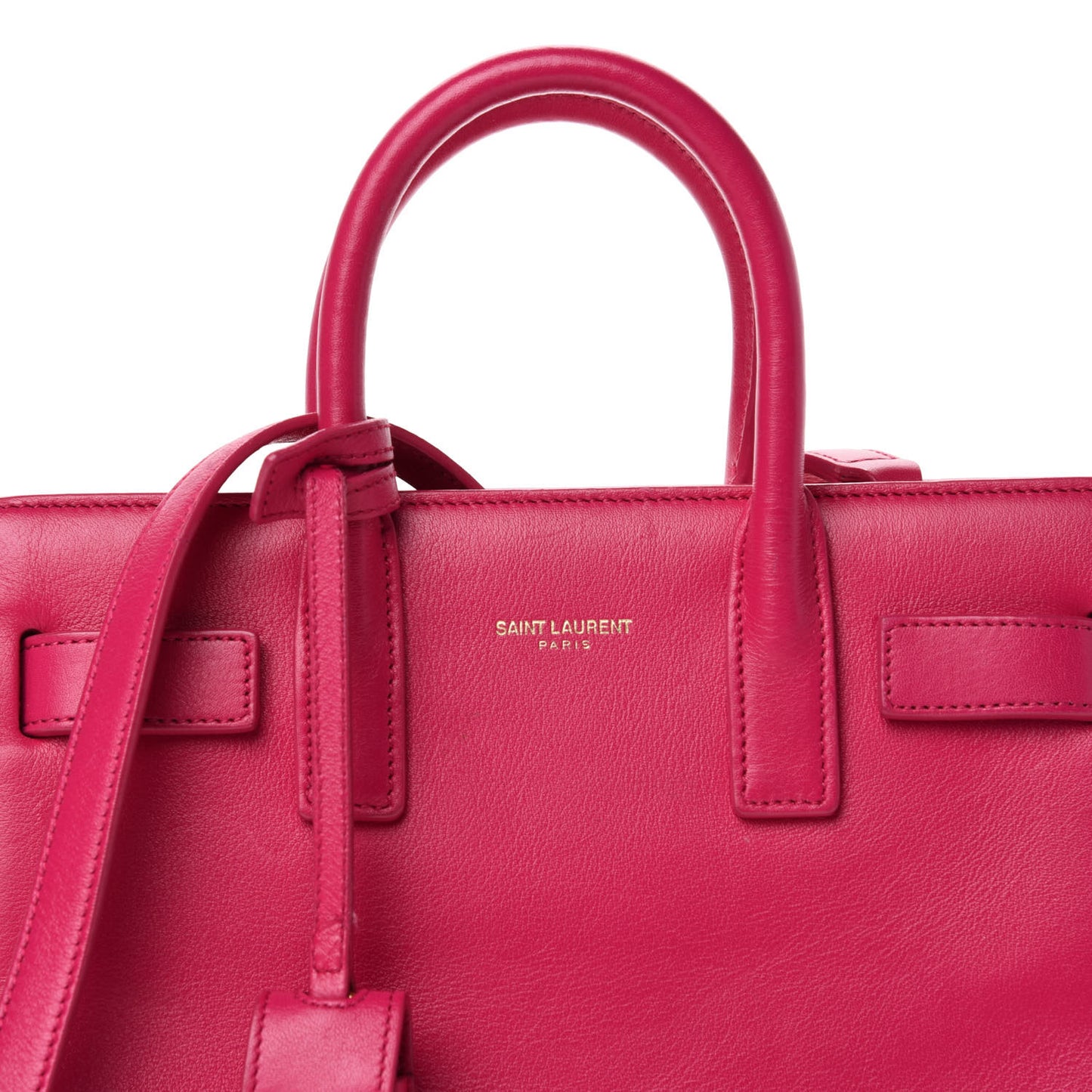 Calfskin Nano Sac De Jour Lipstick Fuchsia