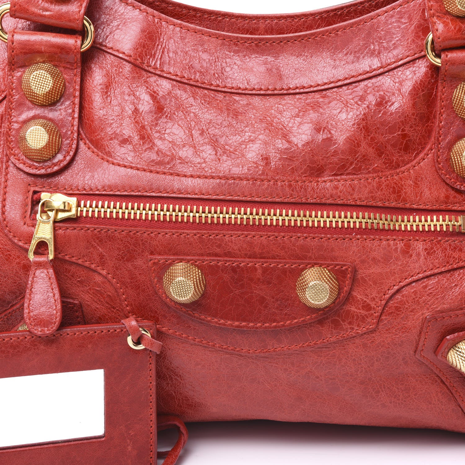 Balenciaga Agneau Giant 21 Gold Hardware City Rouge Coquelicot 10 of 10