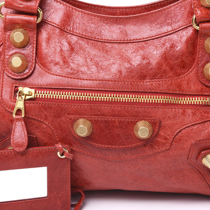 Balenciaga Agneau Giant 21 Gold Hardware City Rouge Coquelicot 10 of 10