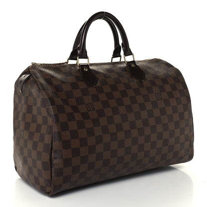 Louis Vuitton Damier Ebene Speedy 35 3 of 10