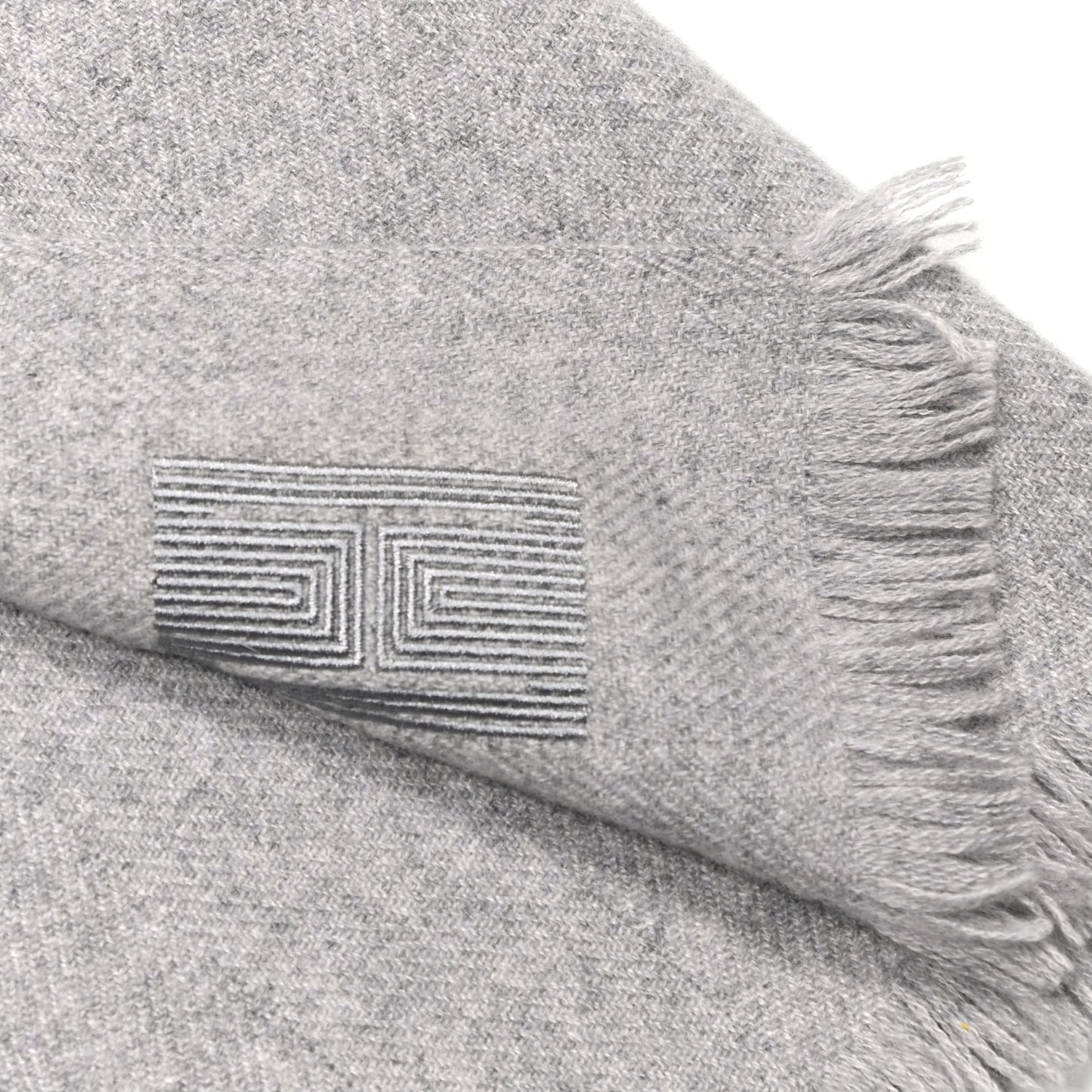 Cashmere Stole Scarf Gris Flanelle