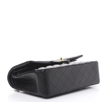 Chanel Lambskin Quilted Medium Double Flap Black 3 of 9