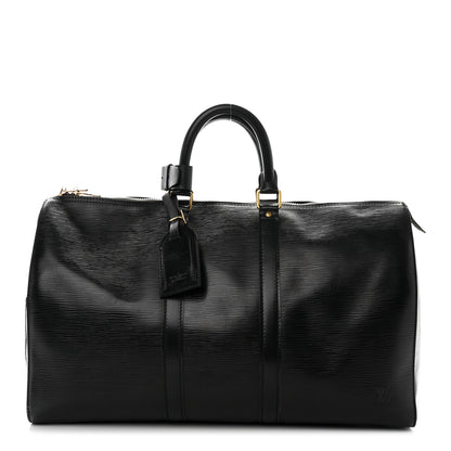 Louis Vuitton Epi Keepall 45 Black 1 of 22