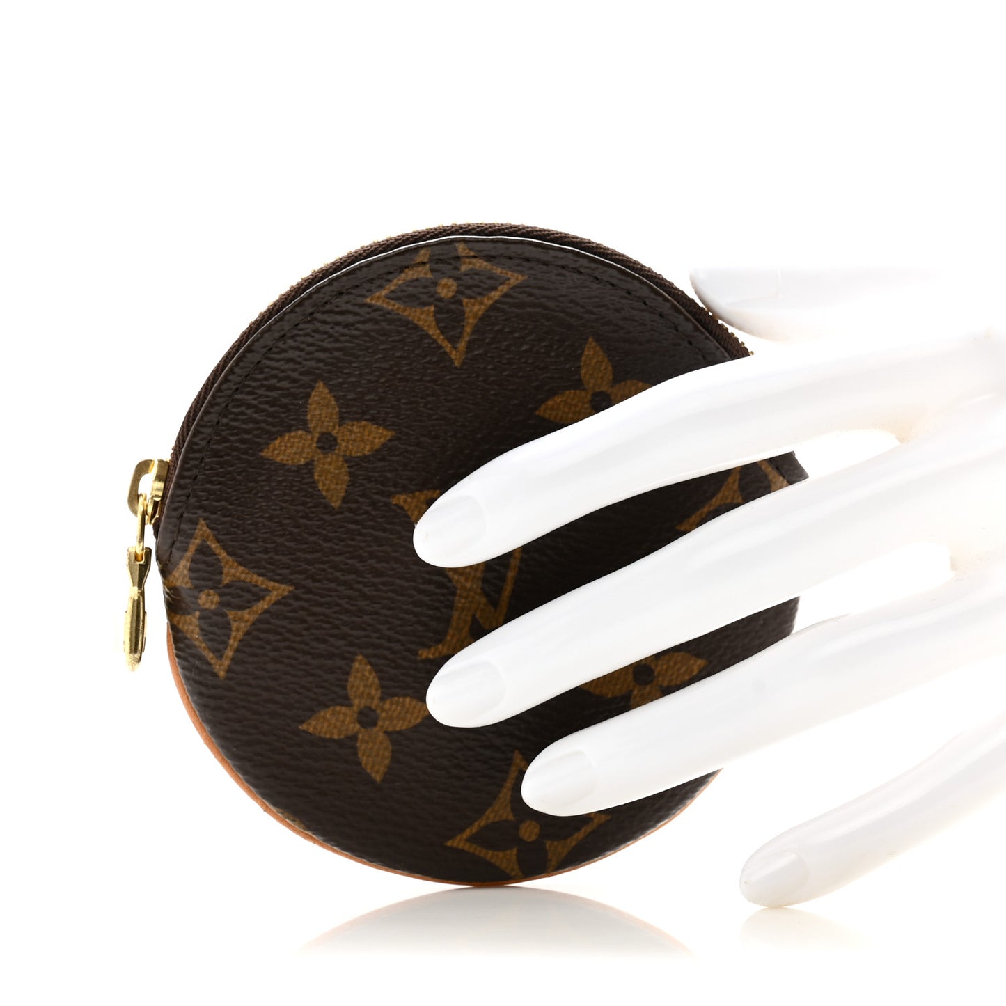 Monogram Round Coin Purse