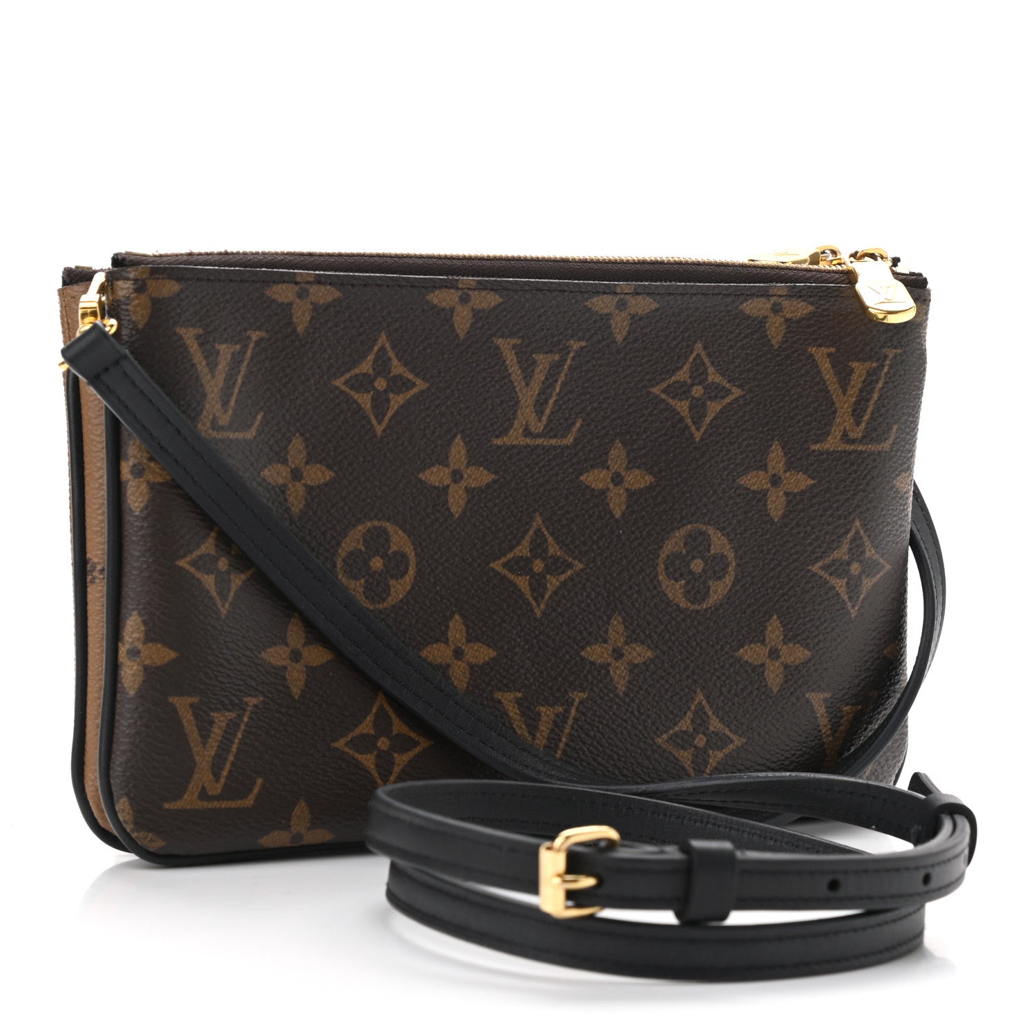 Louis Vuitton Reverse Monogram Giant Double Zip Pochette 3 of 10