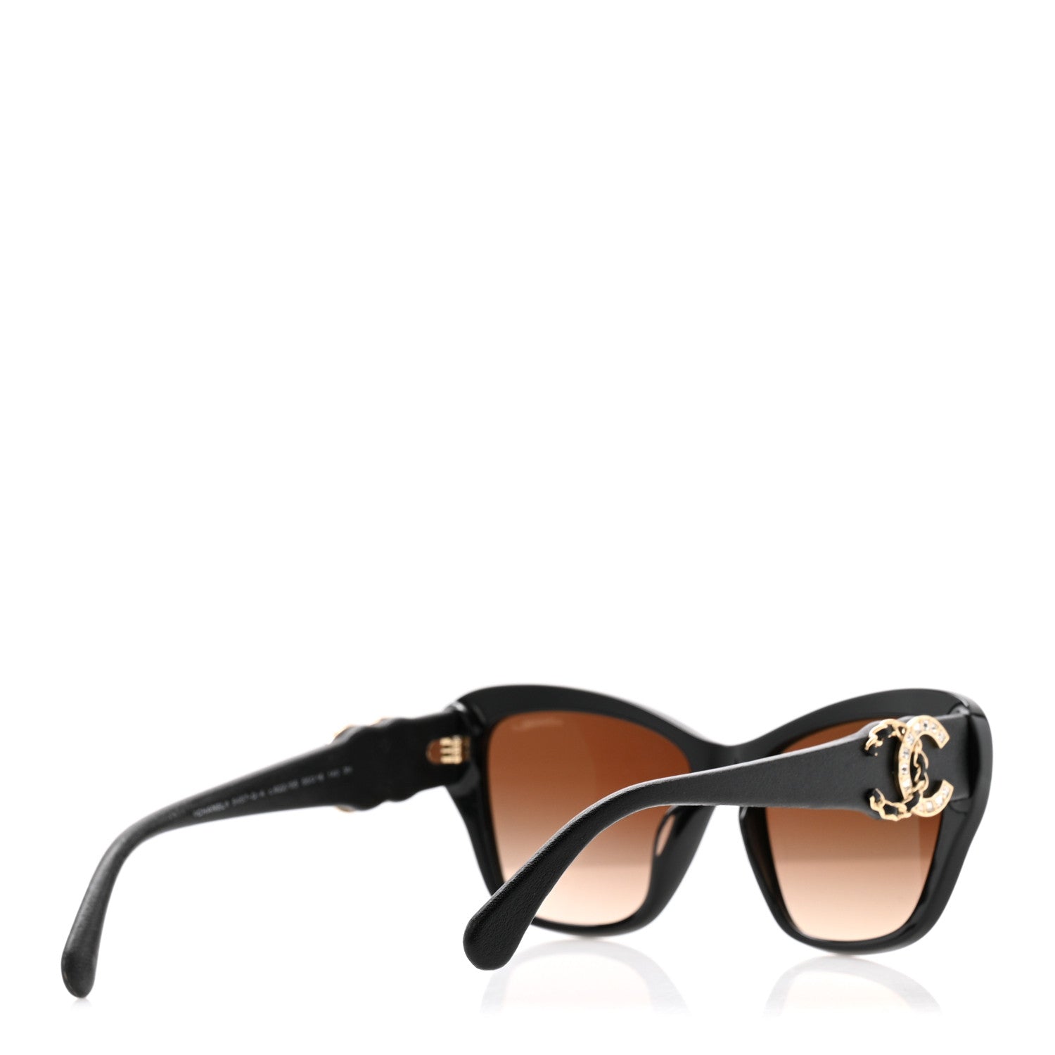 Chanel Acetate Lambskin CC Sunglasses 5457-Q-A Black 1876385