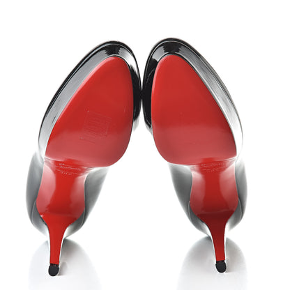 Christian Louboutin Patent Bianca 120 Pumps 38.5 Black 5 of 9