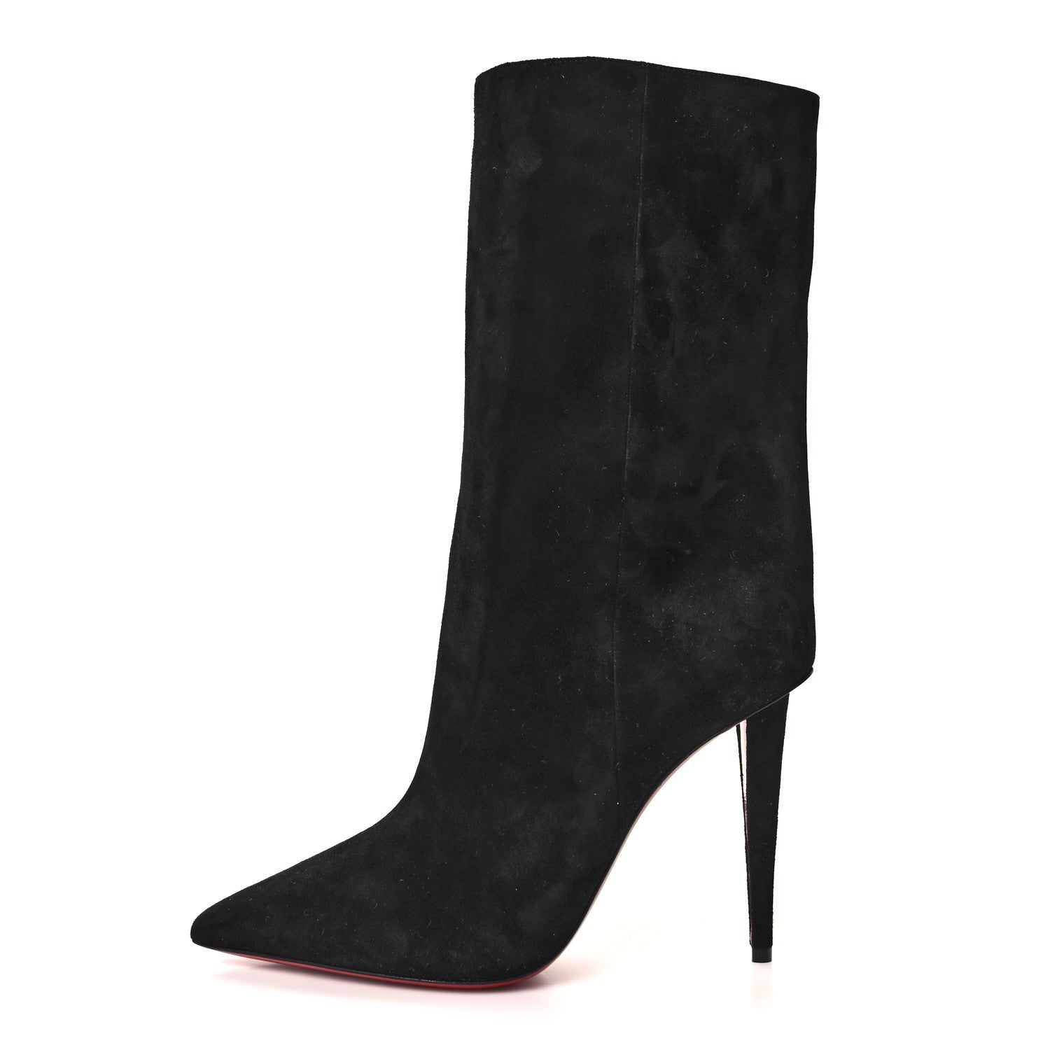 Christian Louboutin Veau Velours Astrilarge 100 Booties 39.5 Black 1 of 7