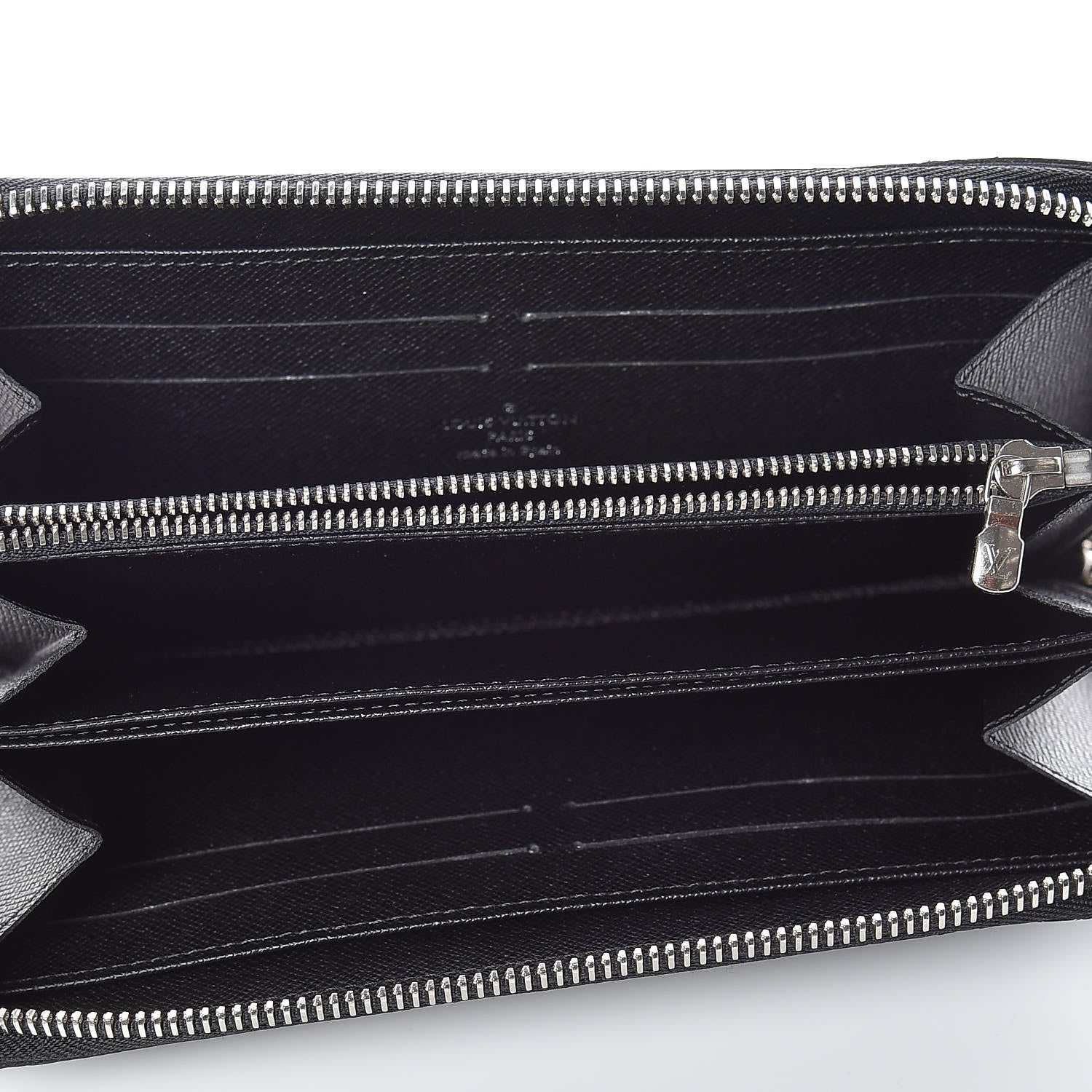 Louis Vuitton Epi Zippy Wallet Black 5 of 11