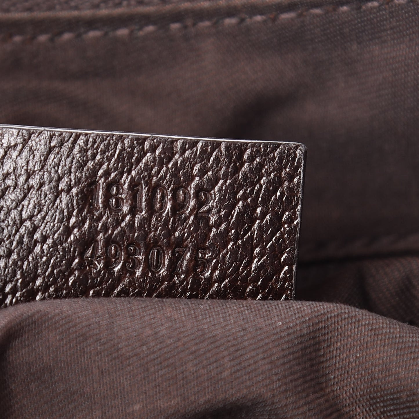 Monogram Web Medium Half Moon Hobo Dark Brown