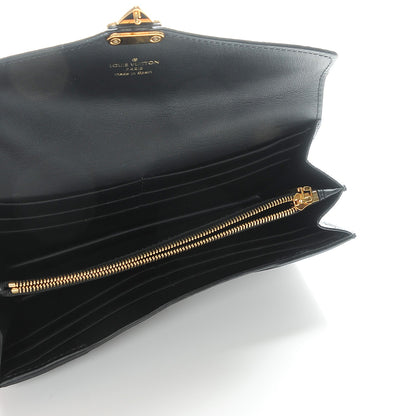 Louis Vuitton Veau Cachemire Dauphine Wallet Black 5 of 7