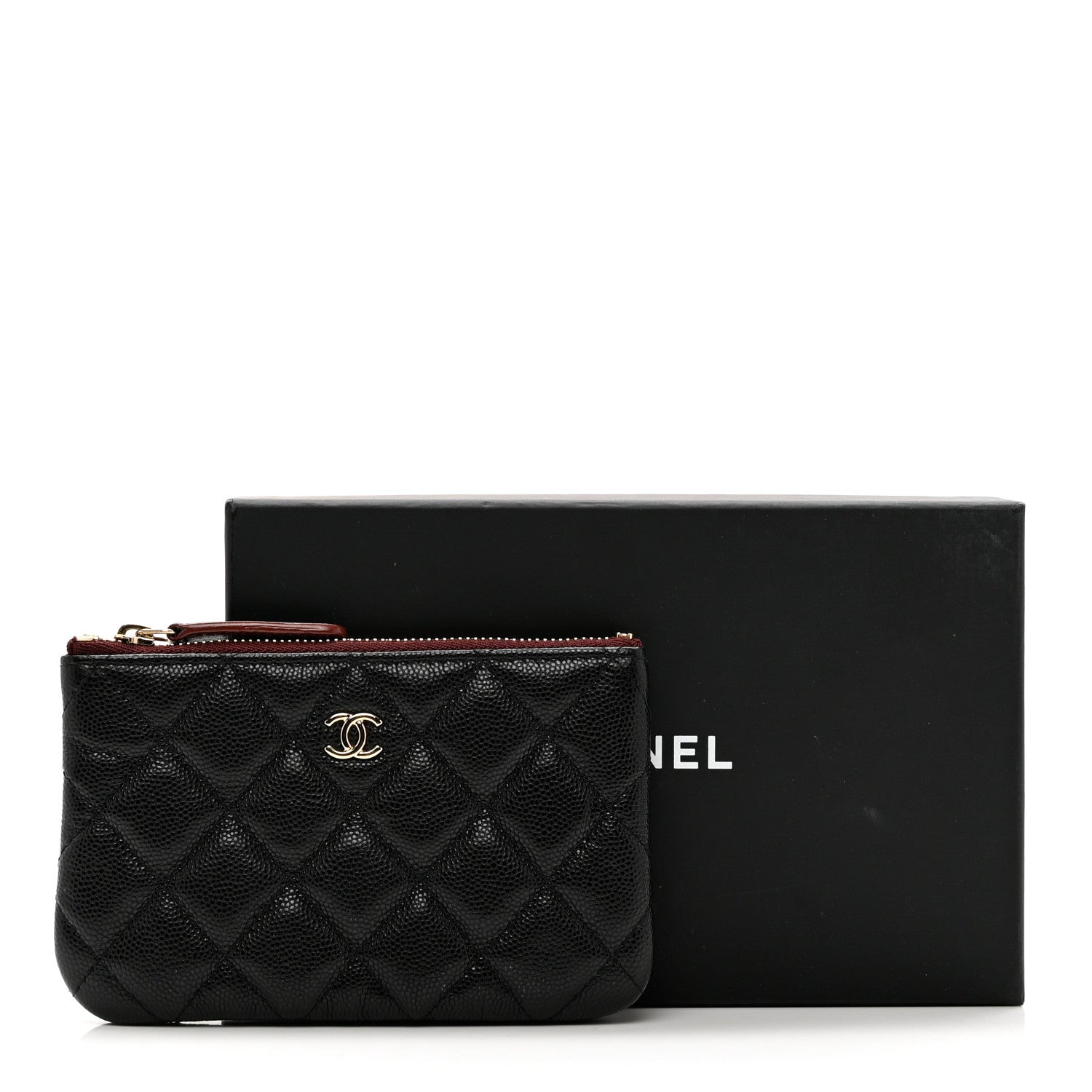 Chanel Caviar Quilted Small Pouch Black 8 of 8