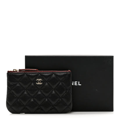 Chanel Caviar Quilted Small Pouch Black 8 of 8