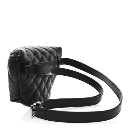 Chanel Calfskin Quilted Waist Belt Bag Black 3 of 11