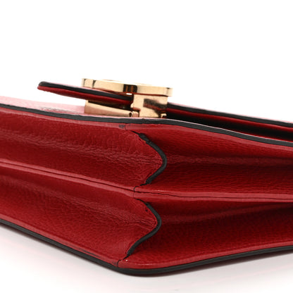 Gucci Dollar Calfskin Small Interlocking G Shoulder Bag Red 11 of 11
