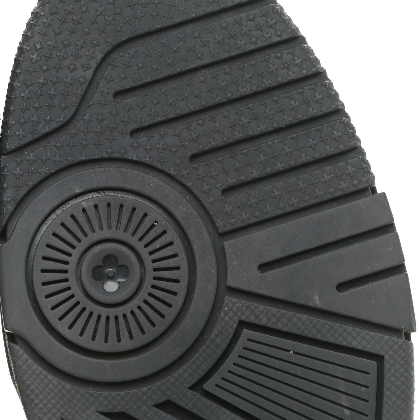 Suede Mens LV Trainer Sneakers 9 Black