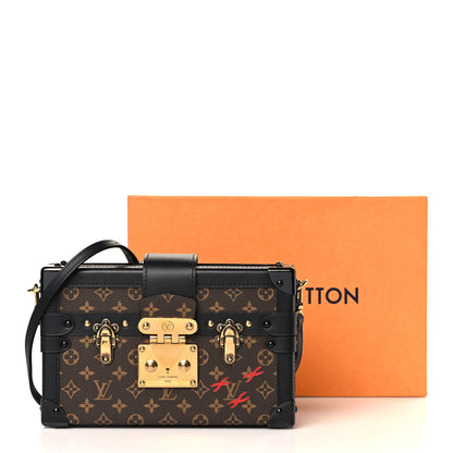 Louis Vuitton Monogram Petite Malle Black 9 of 9