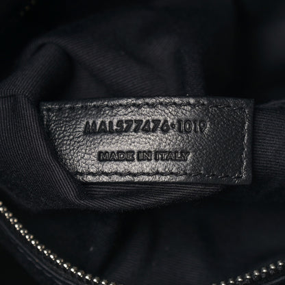 Saint Laurent Lambskin Quilted Small Loulou Puffer Monogram Chain Satchel Black 6 of 10