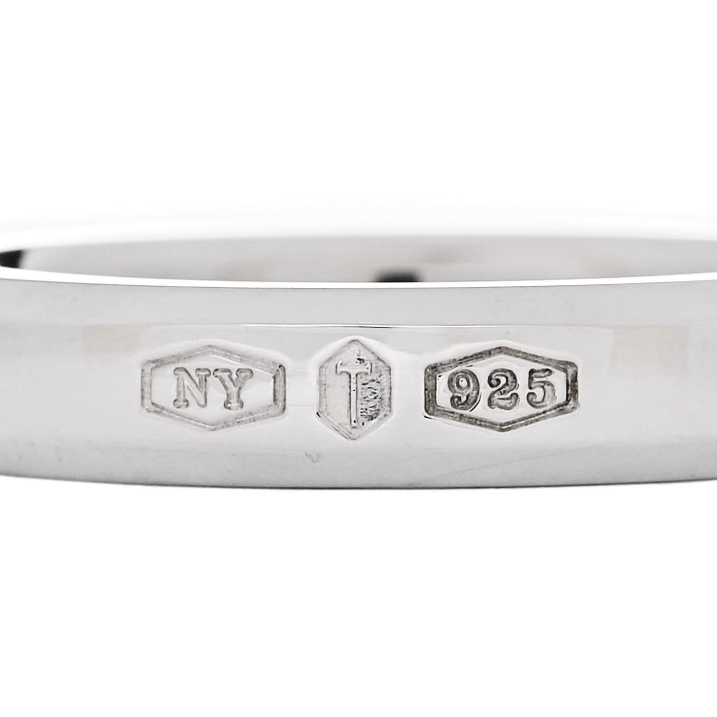 Sterling Silver Makers Narrow Slice Ring 54 7