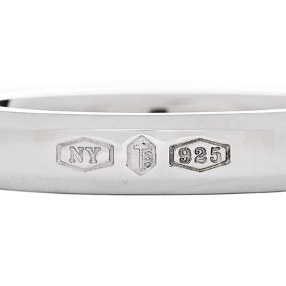 Tiffany Sterling Silver Makers Narrow Slice Ring 54 7 5 of 6