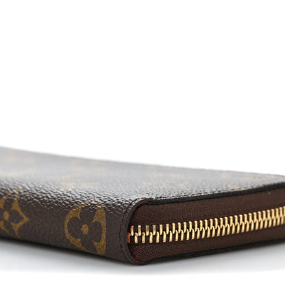 Louis Vuitton Monogram Clemence Wallet Fuchsia 8 of 9