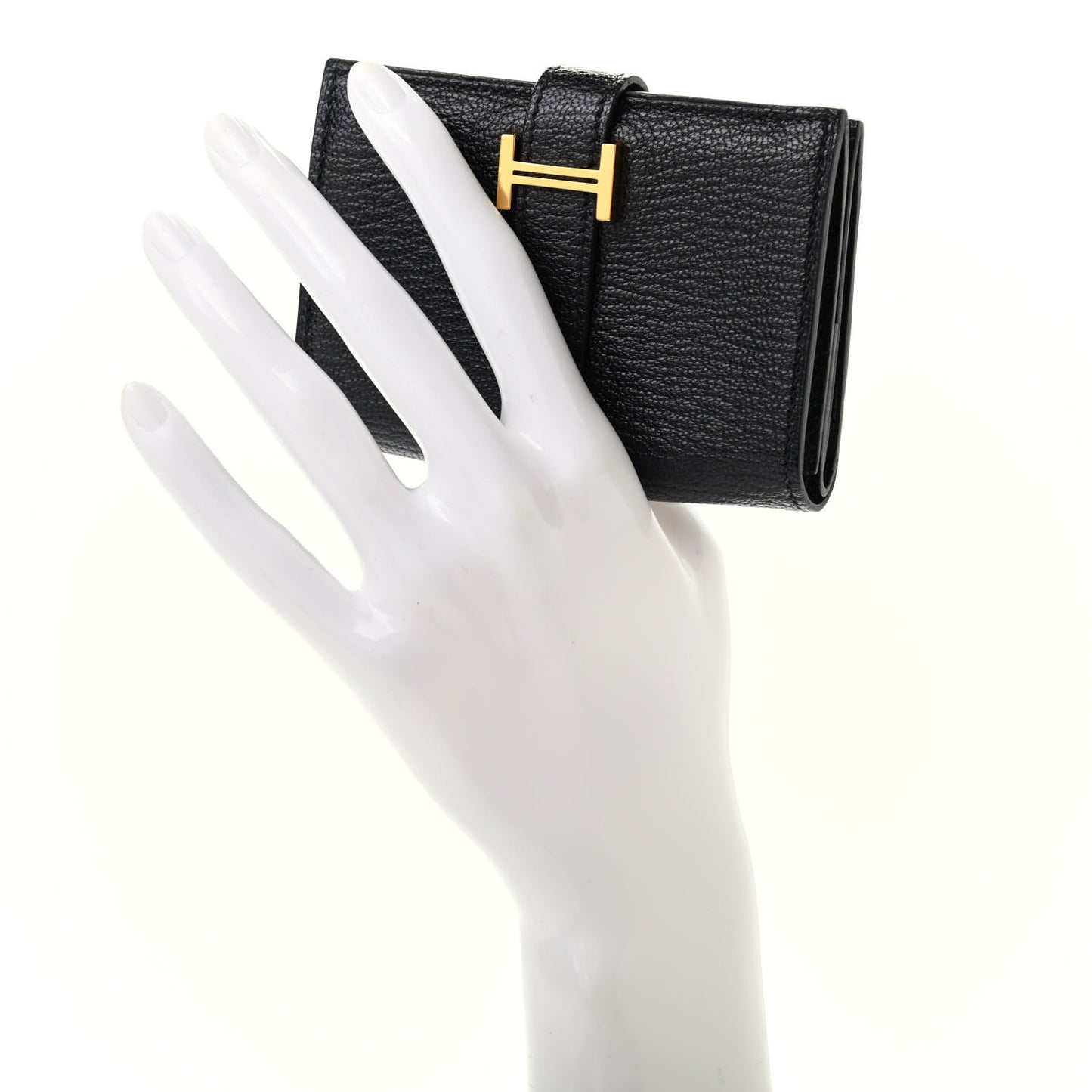 Chevre Mysore Mini Bearn Wallet Black