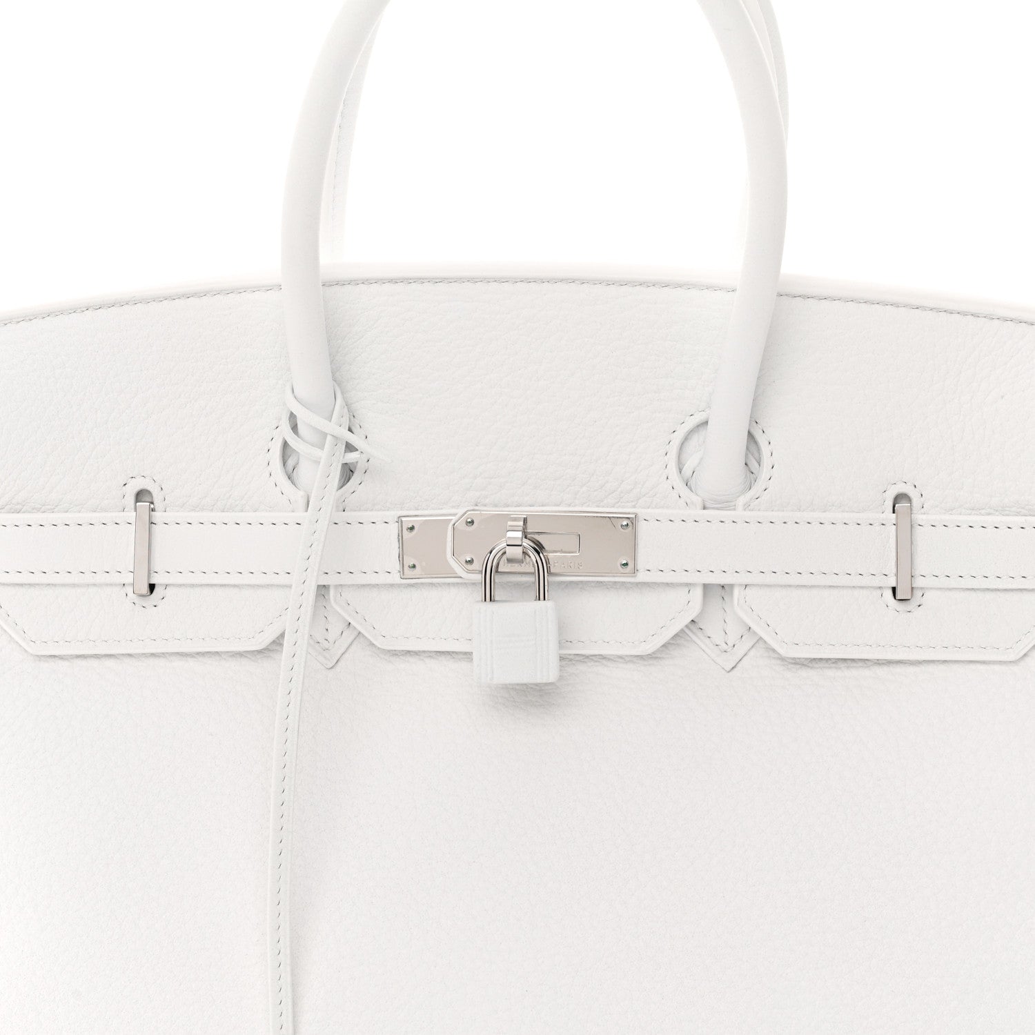Hermes Taurillon Clemence Birkin 35 White 8 of 18