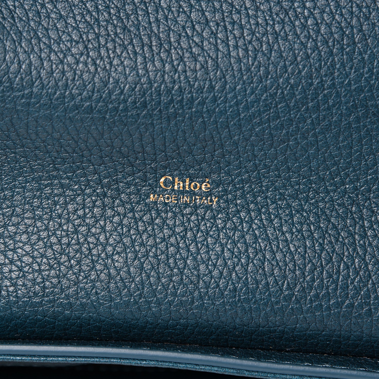 Chloe Grained Calfskin Medium Aby Day Shoulder Bag Navy Ink 5 of 11