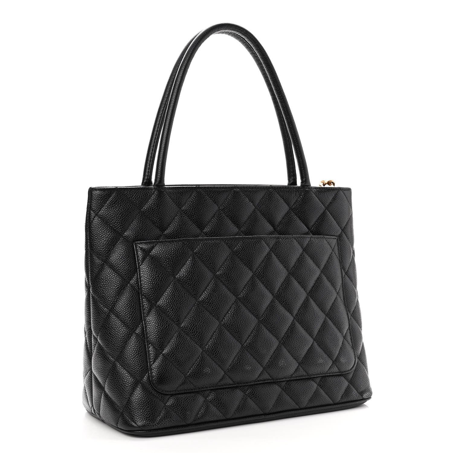 Chanel Caviar Quilted Medallion Tote Black 3 of 11